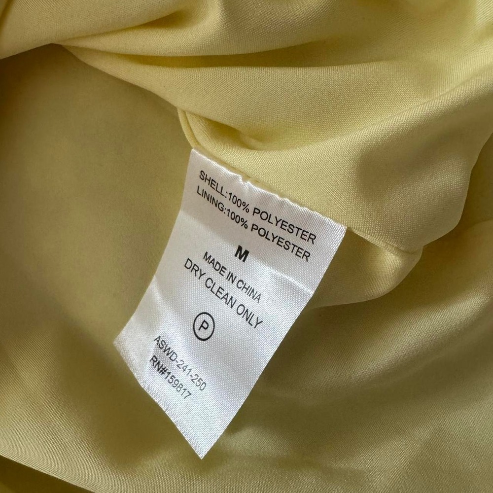 Altar'd State Butter Yellow Cowl Neck Tank Mini Dress, Medium - Picture 5 of 5